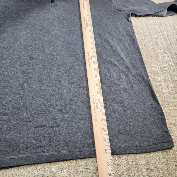 Tasc Carrollton Sweatshirt Men Large Performance Bamboo Gray 1/4 Zip NEW Stretch - Picture 6 of 10